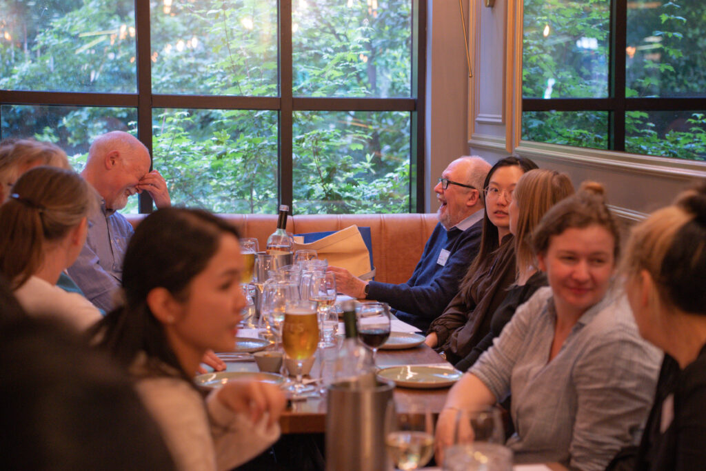 Delegates enjoy the conference dinner